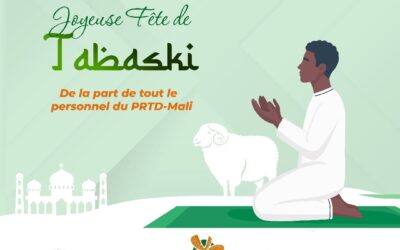 Au nom du Coordonnateur national du PRTD et de toute son équipe, nous vous souhaitons une joyeuse fête de Tabaski !