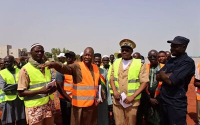 Mission de supervision à Ségou : un taux d’exécution satisfaisant des travaux d’aménagement réalisés aux berges de Ségou-coura.